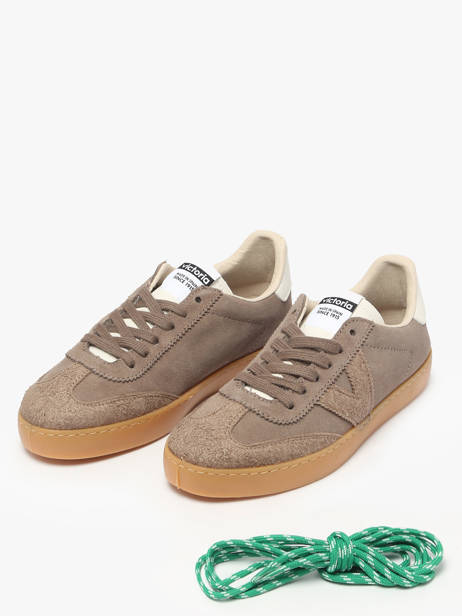 Sneakers Berlin Uit Leder Victoria Bruin accessoires 1126229 ander zicht 1